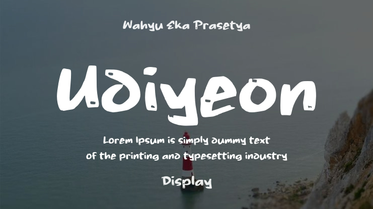 Udiyeon Font
