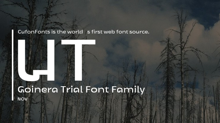 UT Goinera Trial Font