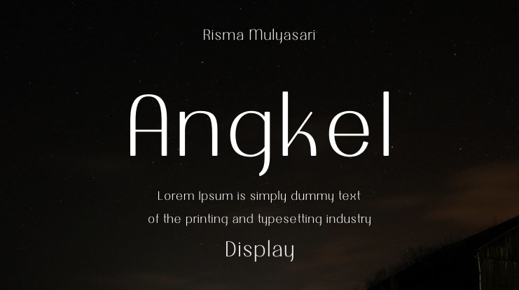 Angkel Font Family