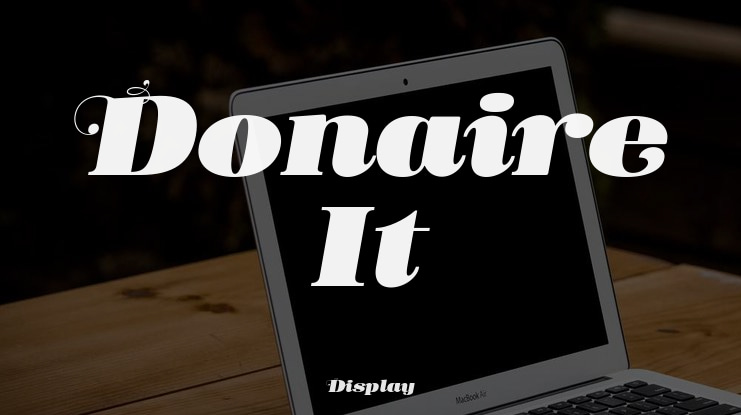 Donaire It Font