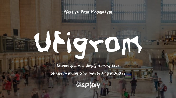 Ufigrom Font