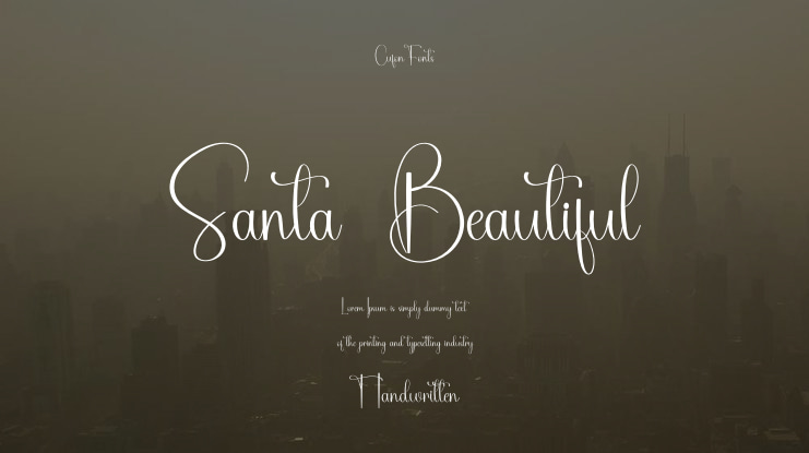 Santa  Beautiful Font
