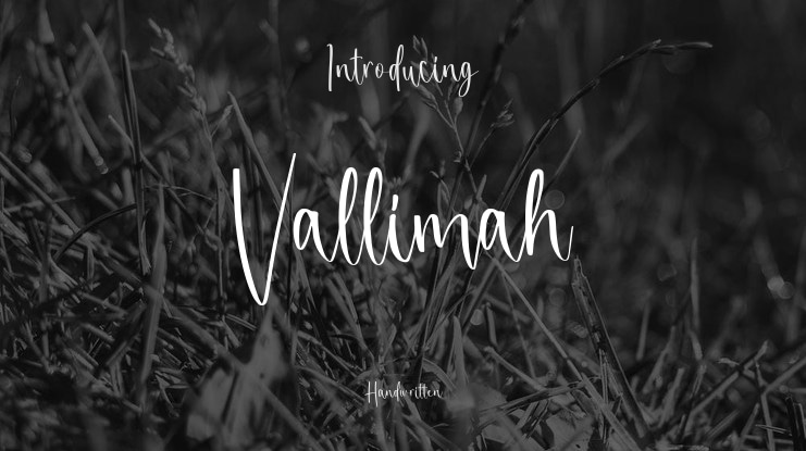 Vallimah Font