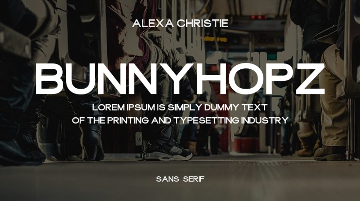 Bunnyhopz Font