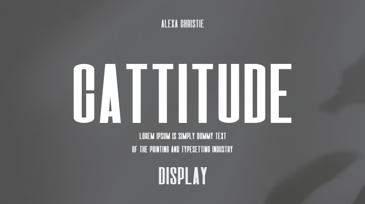 Cattitude Font