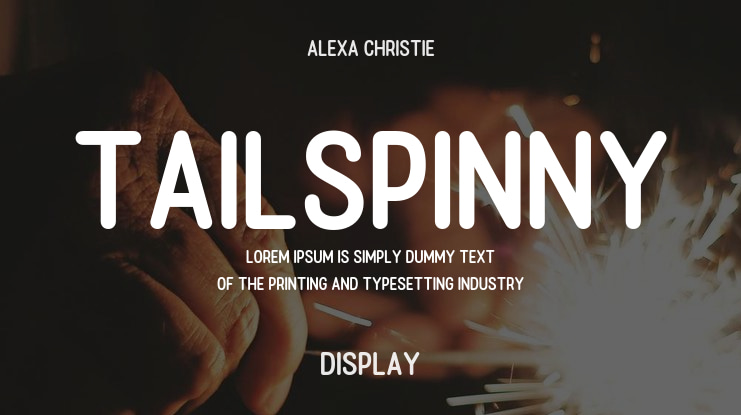 Tailspinny Font