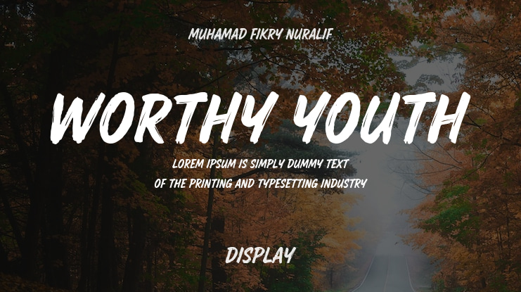 Worthy Youth Font