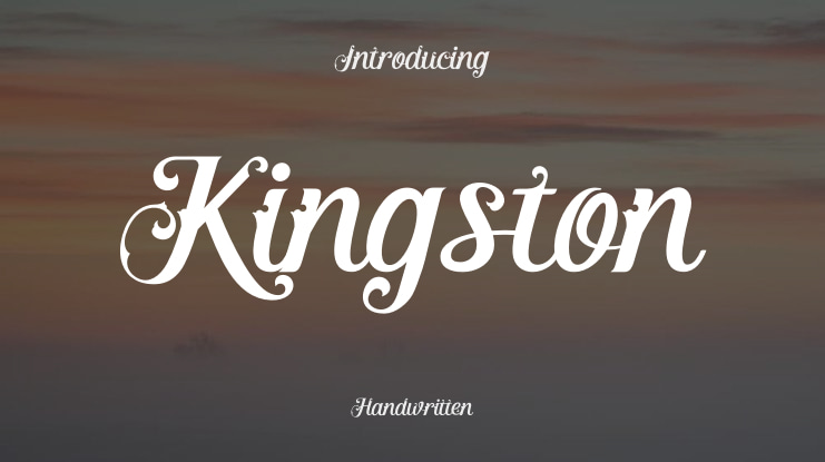 Kingston Font
