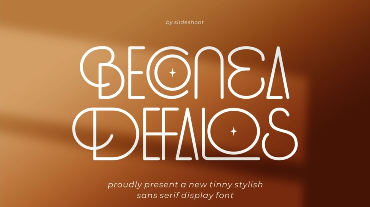 Beconea Defalos Font