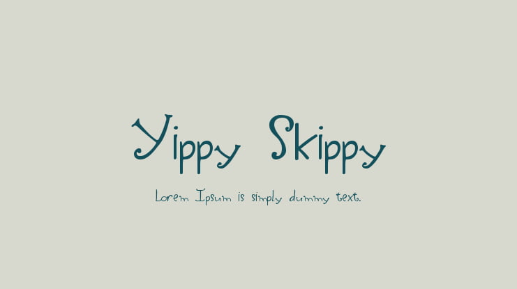 Yippy Skippy Font Family
