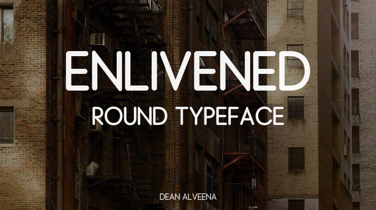 Enlivened Round Font