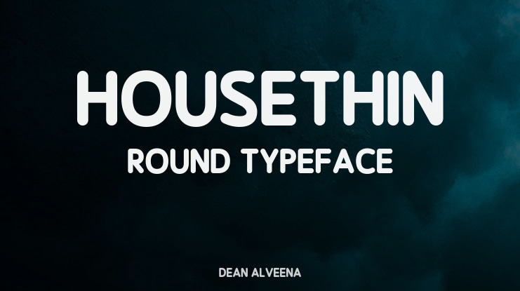Housethin Round Font