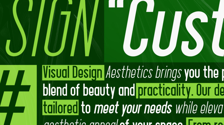 sans serif Font Family