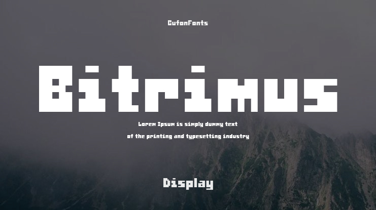 Bitrimus Font