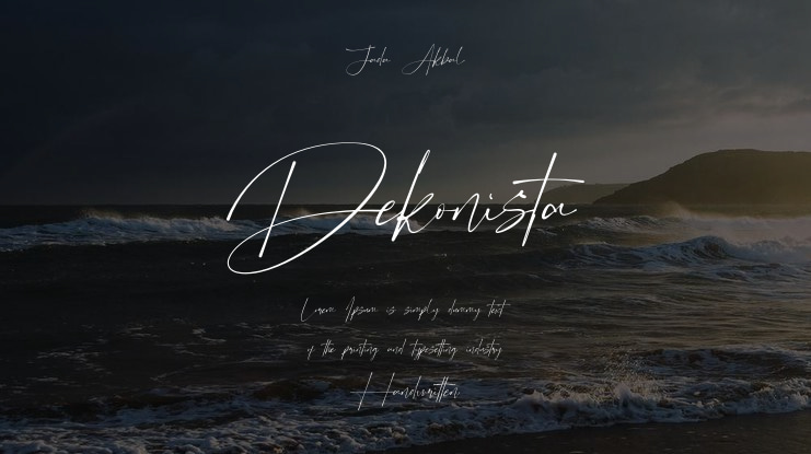 Dekonista Font
