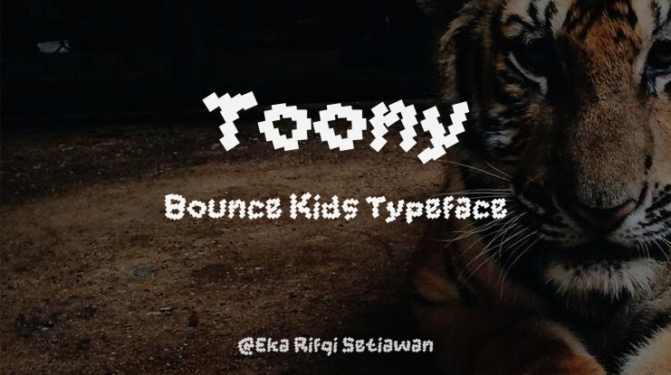 Toony Bounce Kids Font