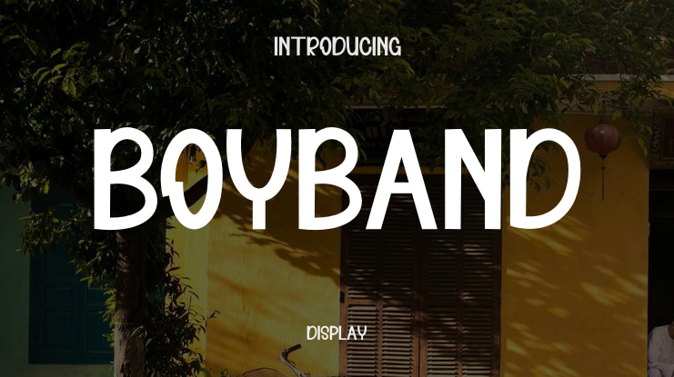 Boyband Font