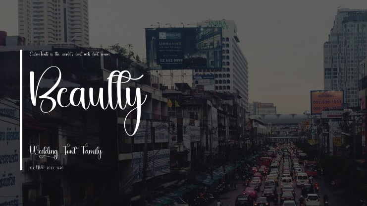 Beaulty Wedding Font