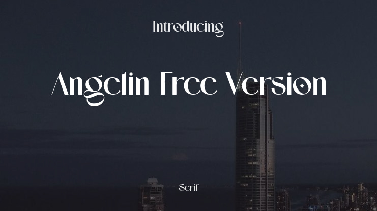 Angelin Free Version Font