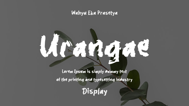 Urangae Font