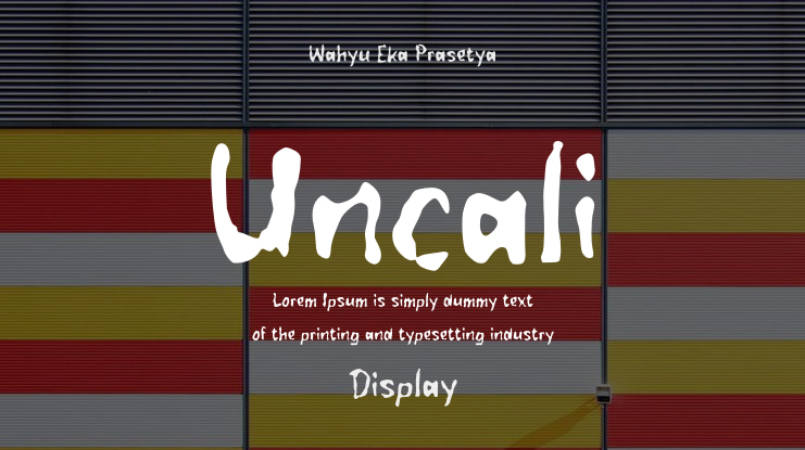 Uncali Font