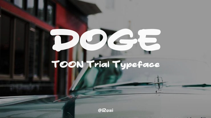 DOGE TOON Trial Font