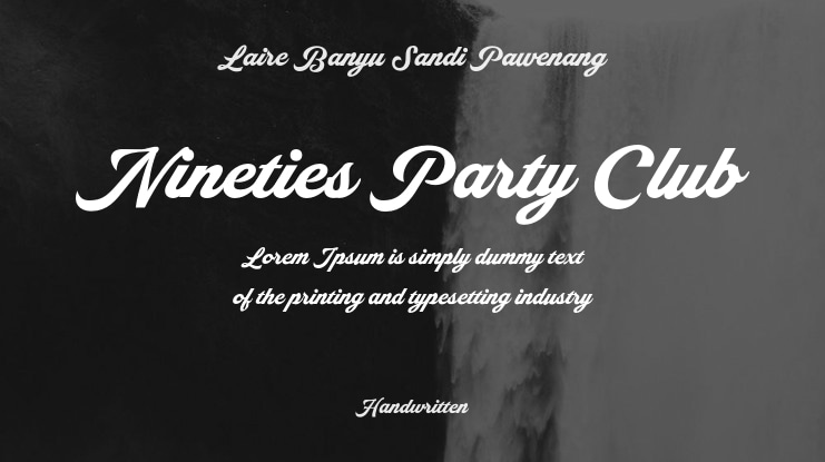 Nineties Party Club Font