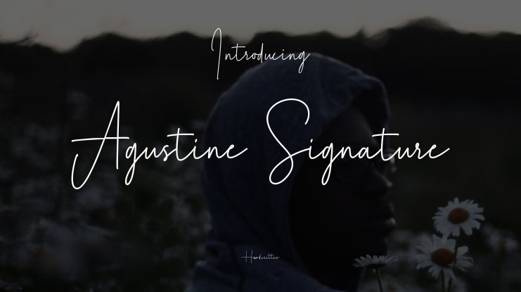 Agustine Signature Font