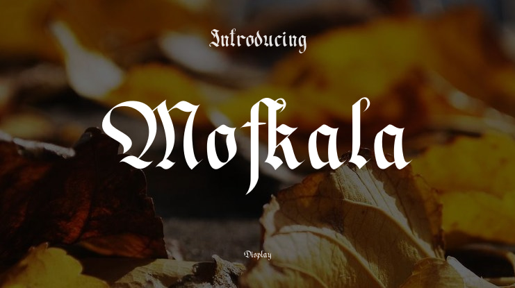 Mofkala Font