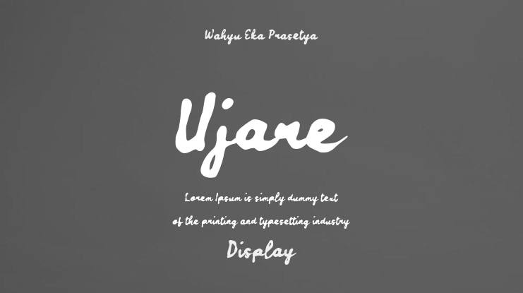 Ujare Font