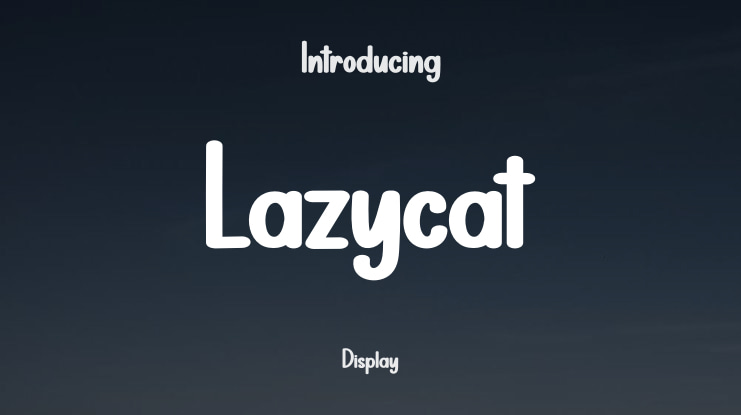Lazycat Font