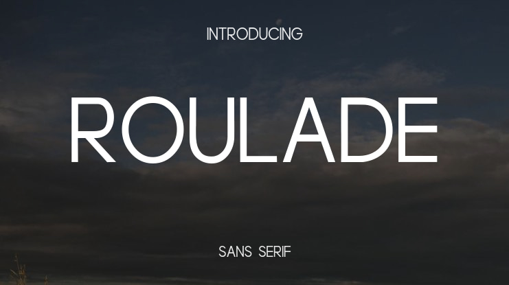 Roulade Font Family