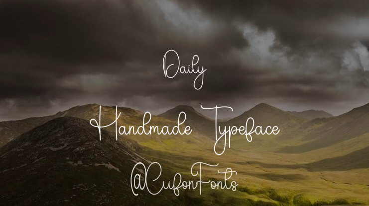Daily Handmade Font