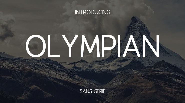 Olympian Font Family