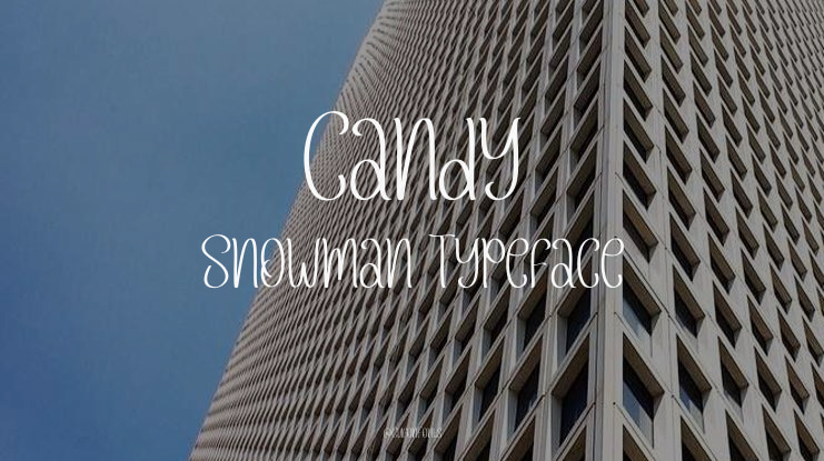 Candy Snowman Font