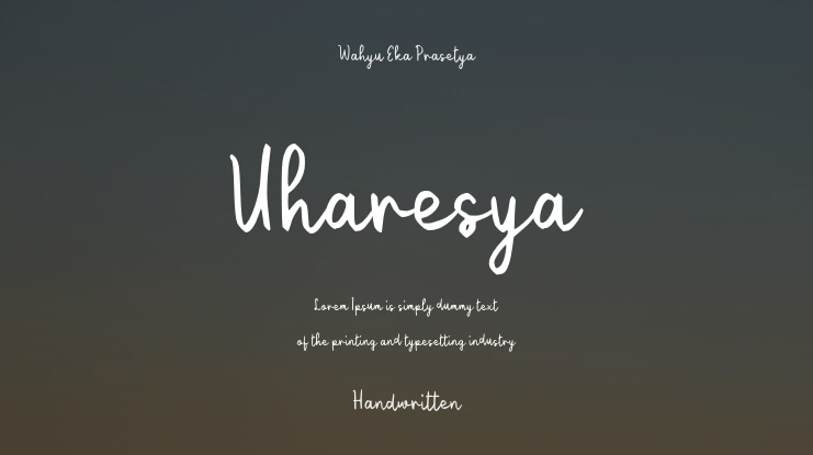 Uharesya Font