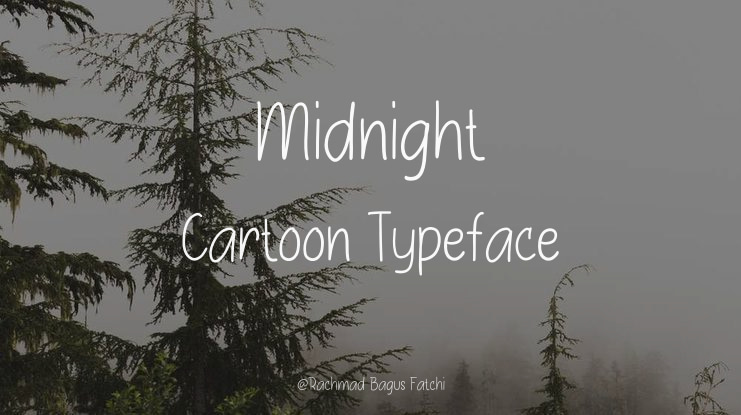 Midnight Cartoon Font