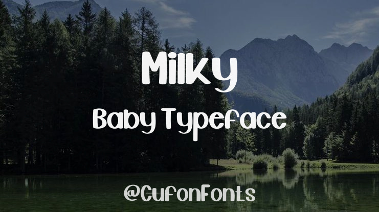 Milky Baby Font