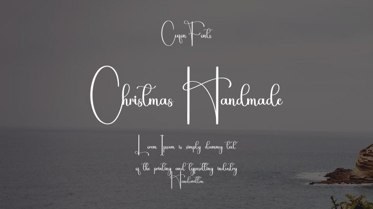 Christmas Handmade Font