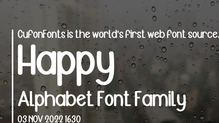 Happy Alphabet Font