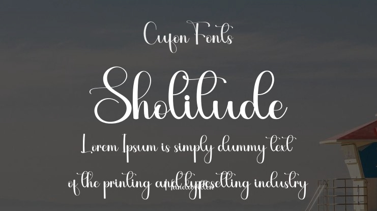 Sholitude Font