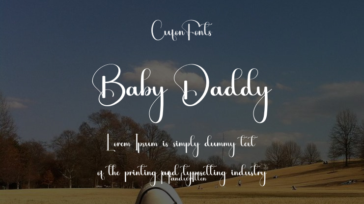 Baby Daddy Font