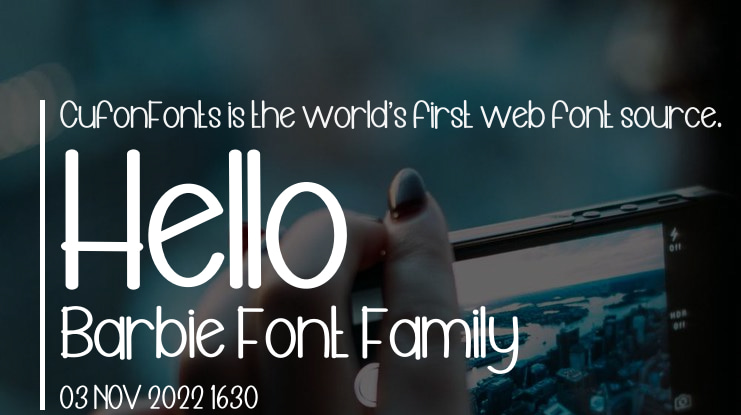 Hello Barbie Font