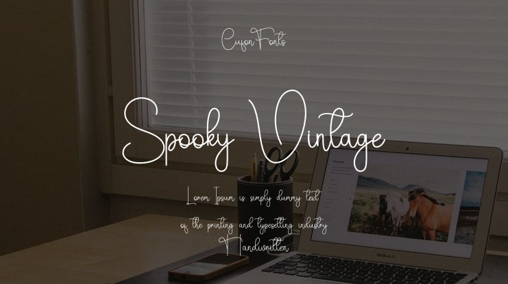 Spooky Vintage Font