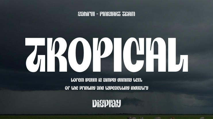 TROPICAL Font