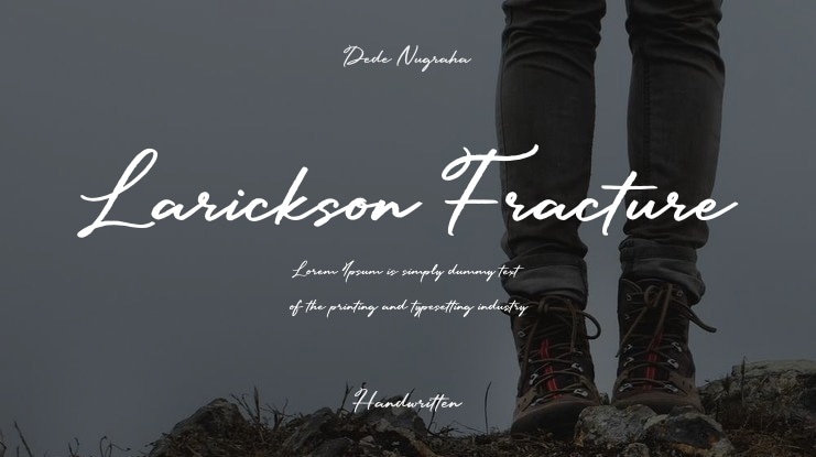 Larickson Fracture Font