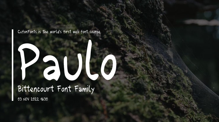 Paulo Bittencourt Font Family