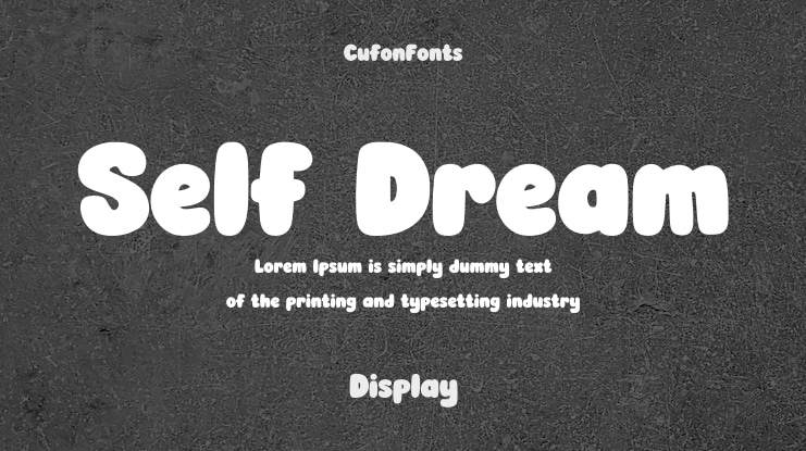 Self Dream Font