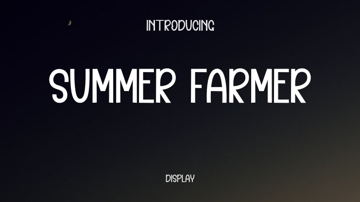 Summer Farmer Font