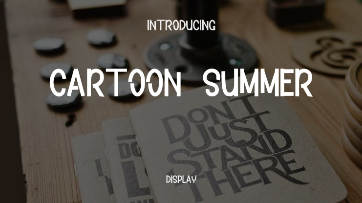 Cartoon  Summer Font